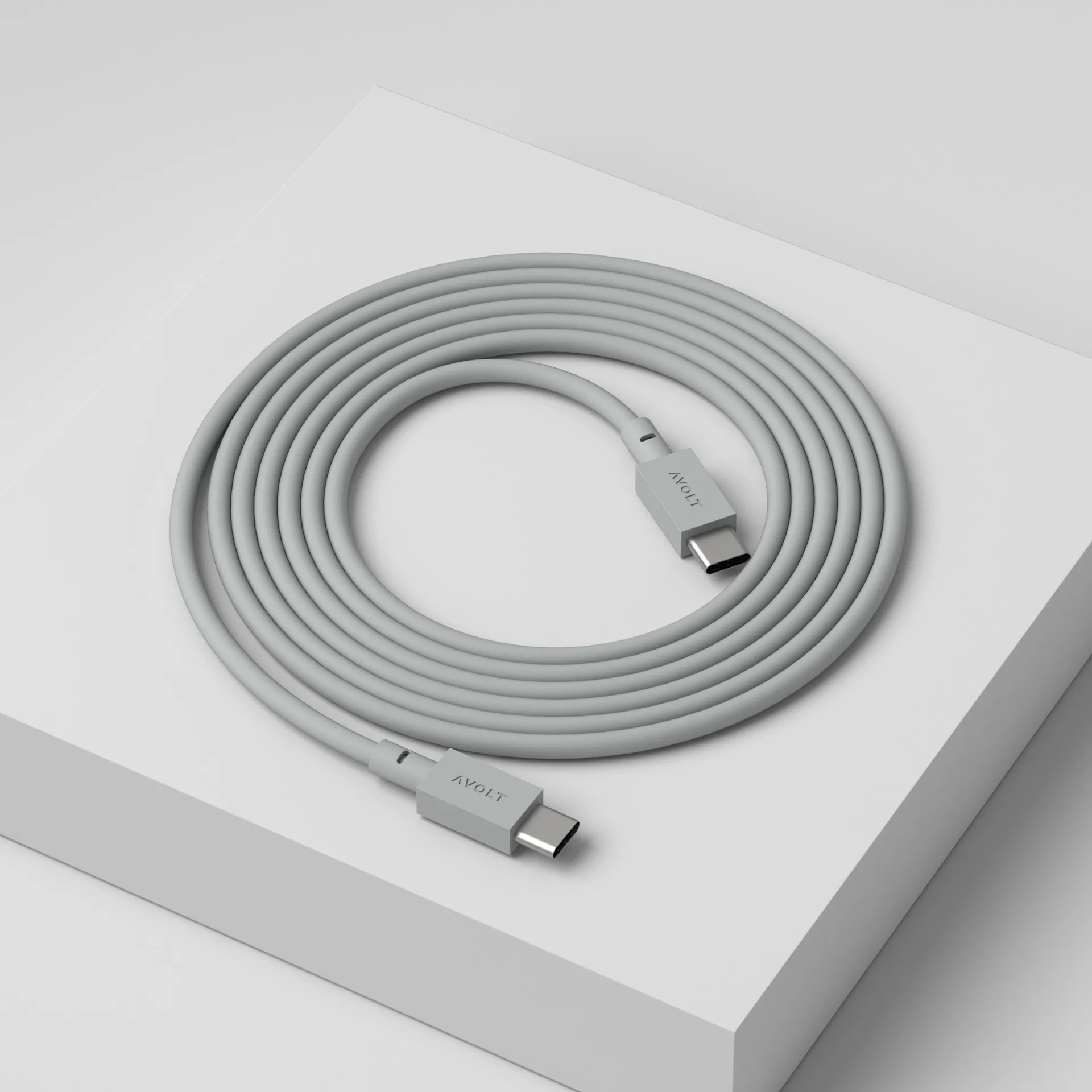 Cable 1 USB-C til USB-C opladningskabel 2 m, Gotland gray Avolt