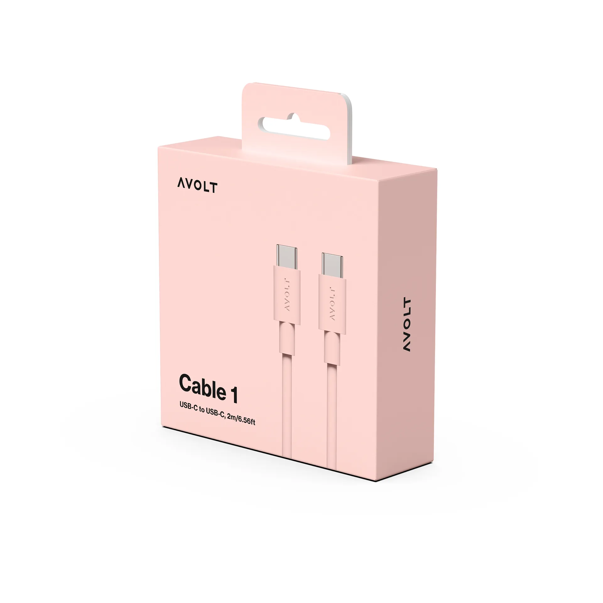 Cable 1 USB-C til USB-C opladningskabel 2 m, New Pink Avolt