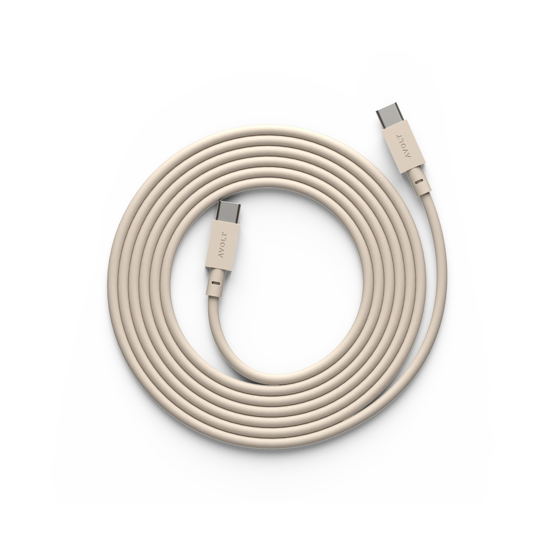 Cable 1 USB-C til USB-C opladningskabel 2 m, Nomad sand Avolt