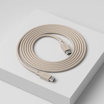 Cable 1 USB-C til USB-C opladningskabel 2 m - Nomad sand - Avolt