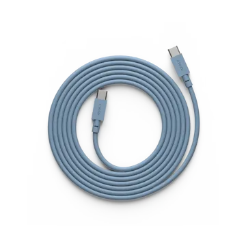 Cable 1 USB-C til USB-C opladningskabel 2 m - Shark blue - Avolt