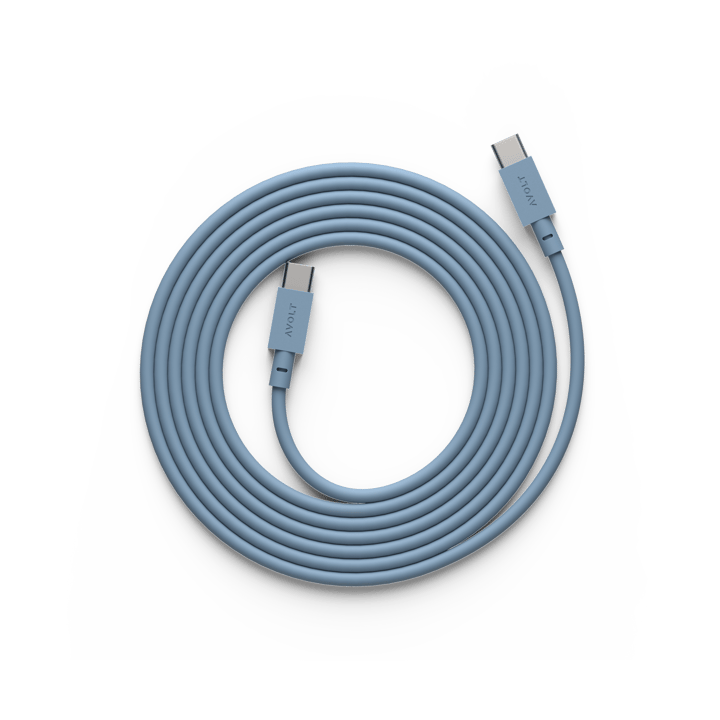 Cable 1 USB-C til USB-C opladningskabel 2 m - Shark blue - Avolt