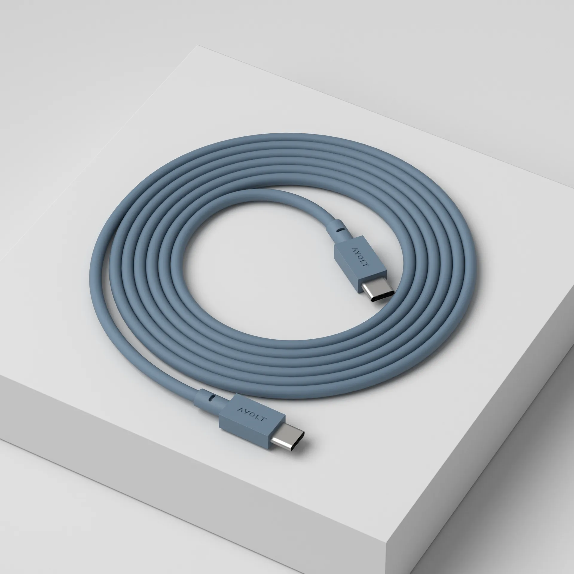 Cable 1 USB-C til USB-C opladningskabel 2 m, Shark blue Avolt