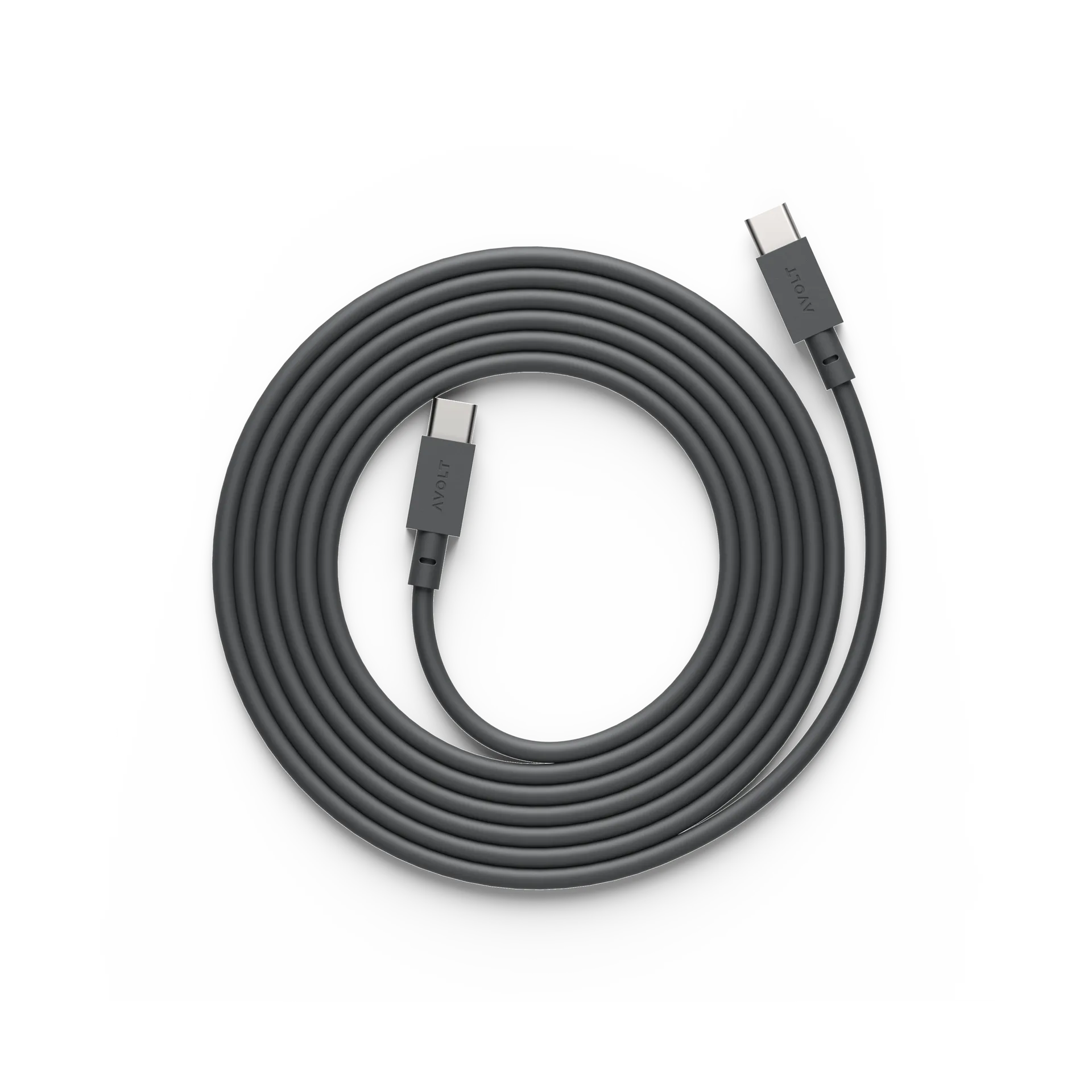 Cable 1 USB-C til USB-C opladningskabel 2 m, Stockholm black Avolt