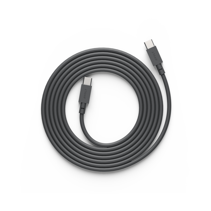 Cable 1 USB-C til USB-C opladningskabel 2 m - Stockholm black - Avolt