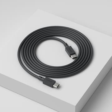Cable 1 USB-C til USB-C opladningskabel 2 m - Stockholm black - Avolt