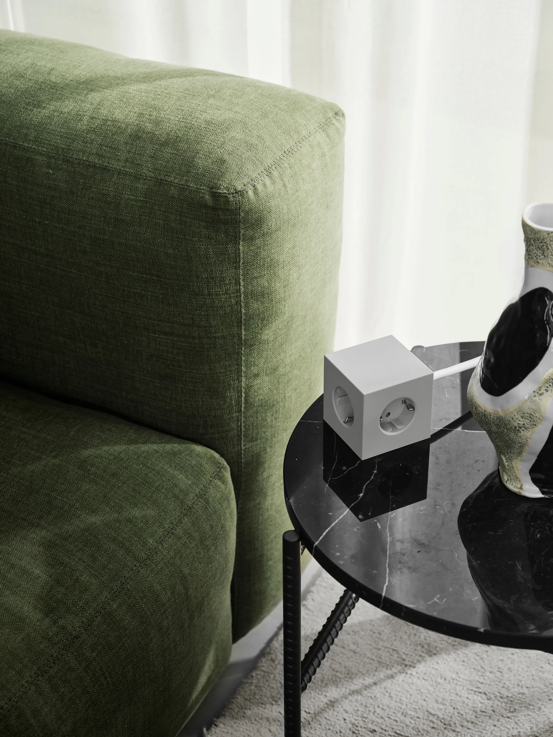 Square 1 grenudtag USB-C 30W 3 m, Gotland Gray Avolt