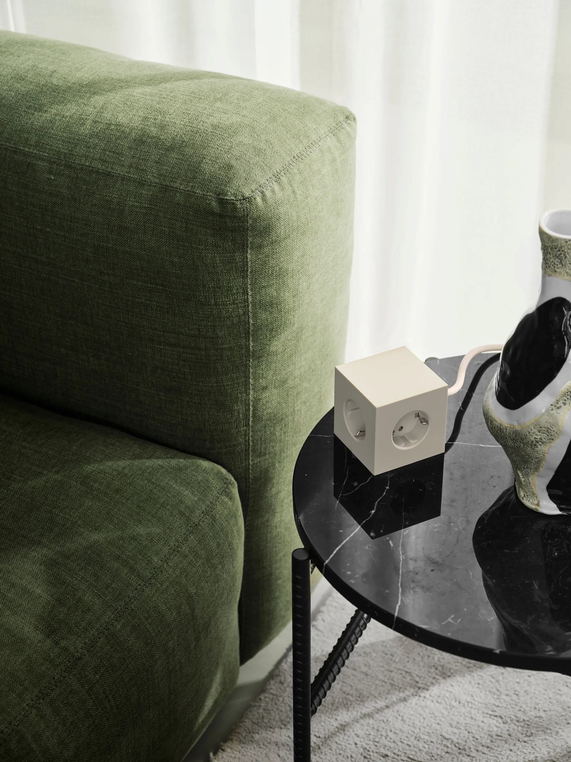 Square 1 grenudtag USB-C 30W 3 m, Nomad Sand Avolt