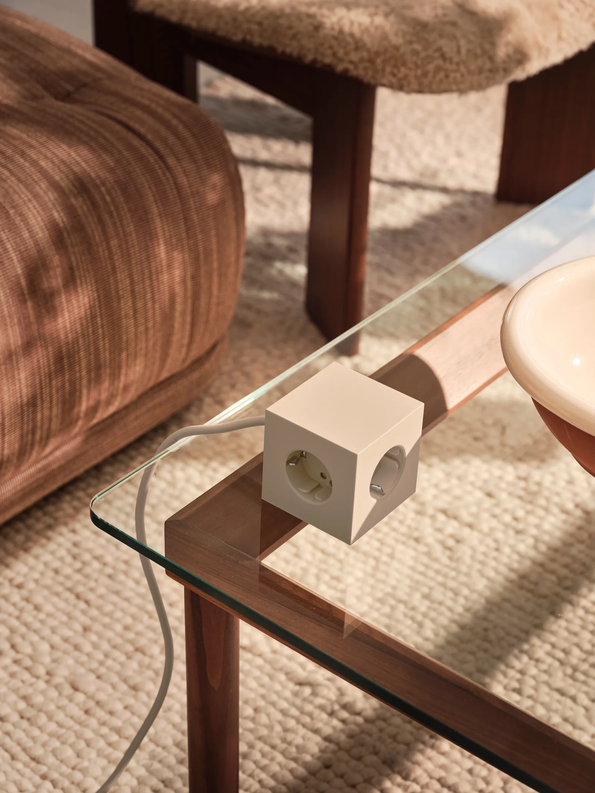 Square 1 grenudtag USB-C 30W 3 m, Nomad Sand Avolt