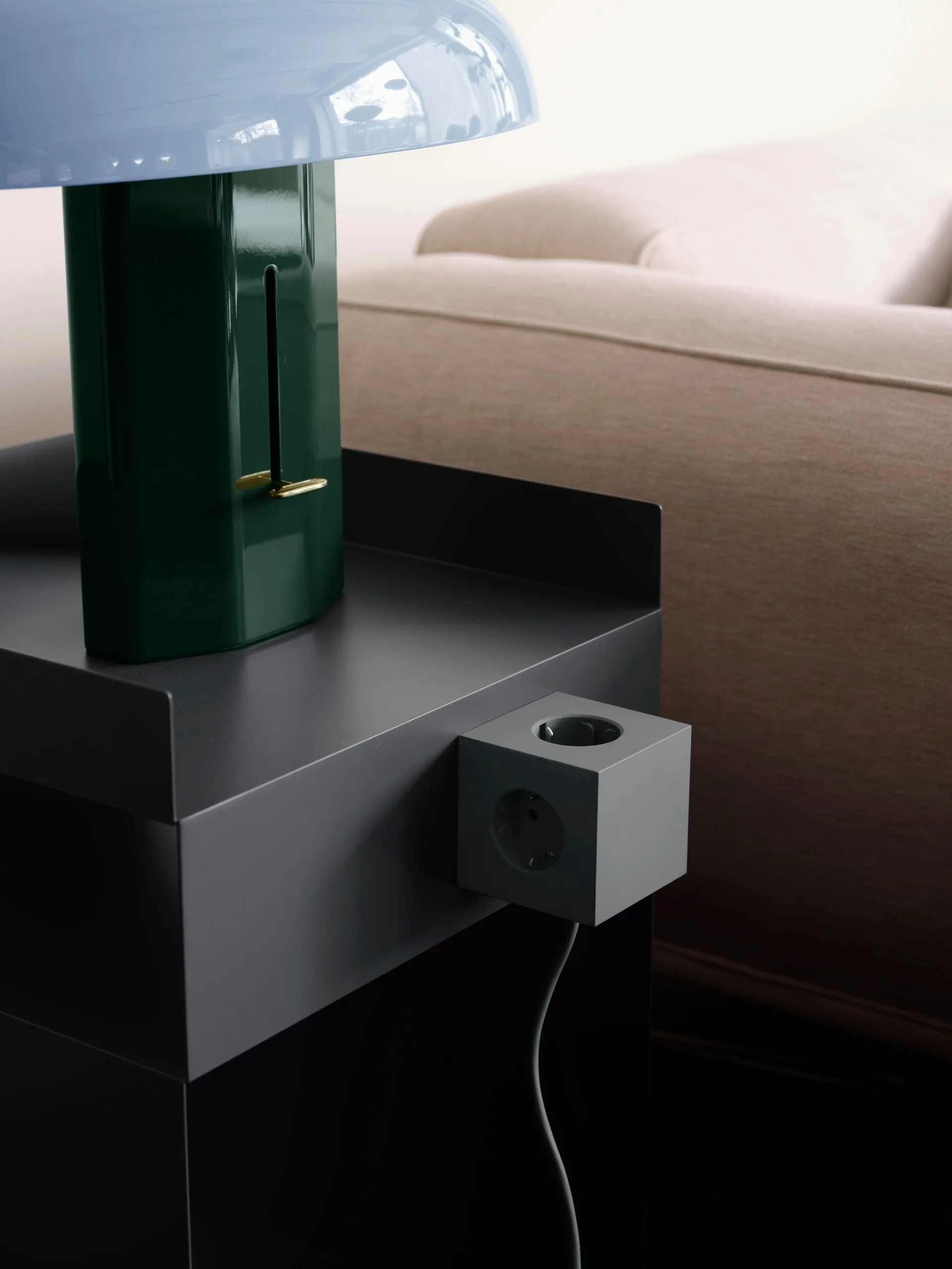 Square 1 grenudtag USB-C 30W 3 m, Oak Green Avolt