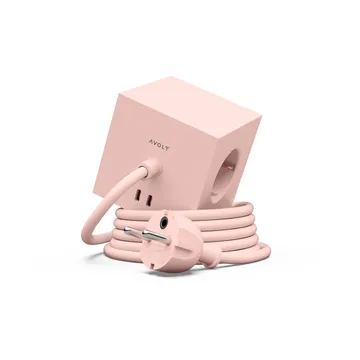 Square 1 grenudtag USB-C 30W 3 m - Old Pink - Avolt