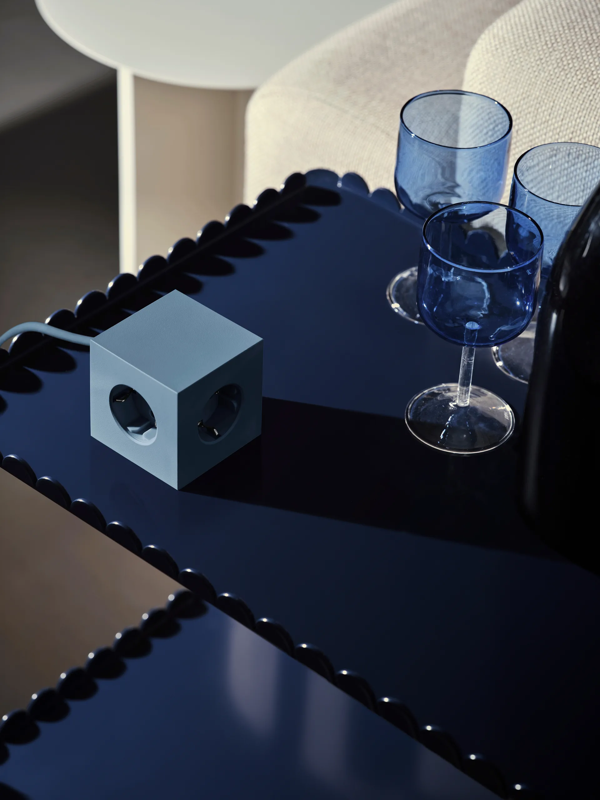 Square 1 grenudtag USB-C 30W 3 m, Shark Blue Avolt