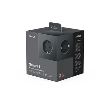 Square 1 grenudtag USB-C 30W 3 m - Stockholm Black - Avolt