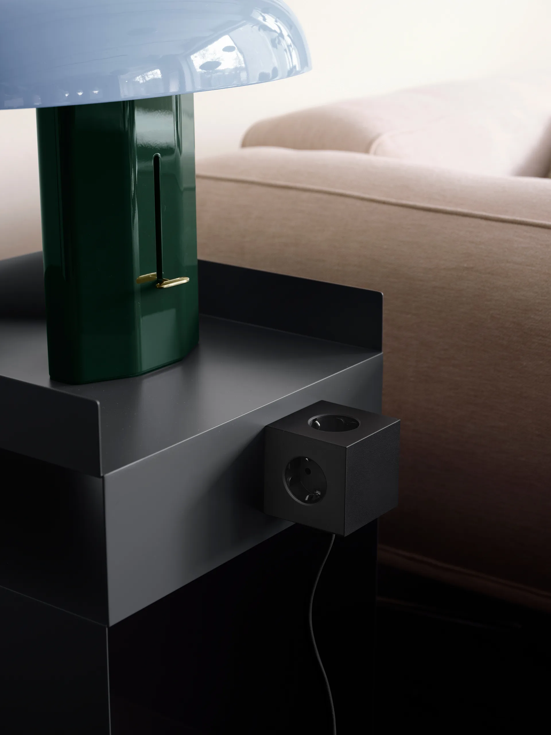 Square 1 grenudtag USB-C 30W 3 m, Stockholm Black Avolt