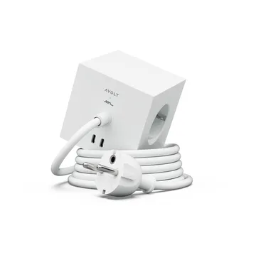 Square 1 grenudtag USB-C 30W 3 m - White Martinelli Luce edition - Avolt