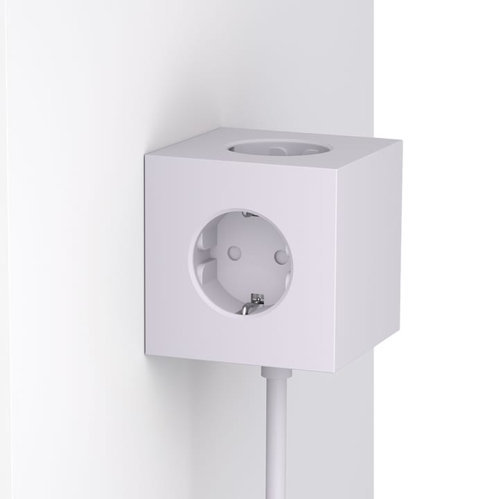 Square 1 stikkkontakt, gotland grey Avolt