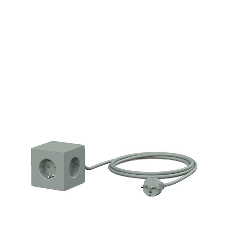Square 1 stikkkontakt, oak green Avolt