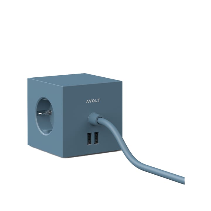 Square 1 stikkkontakt - ocean blue - Avolt