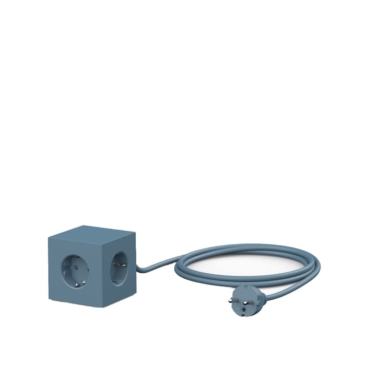 Square 1 stikkkontakt, ocean blue Avolt