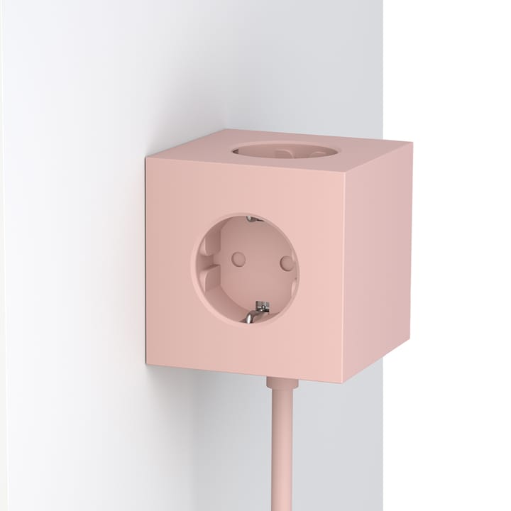 Square 1 stikkkontakt, old pink Avolt