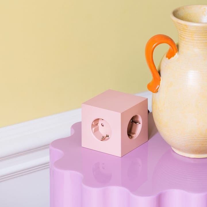 Square 1 stikkkontakt, old pink Avolt