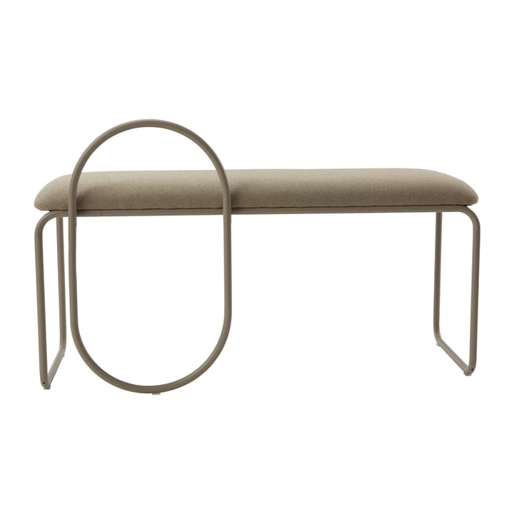 Angui bænk bouclé, Taupe AYTM