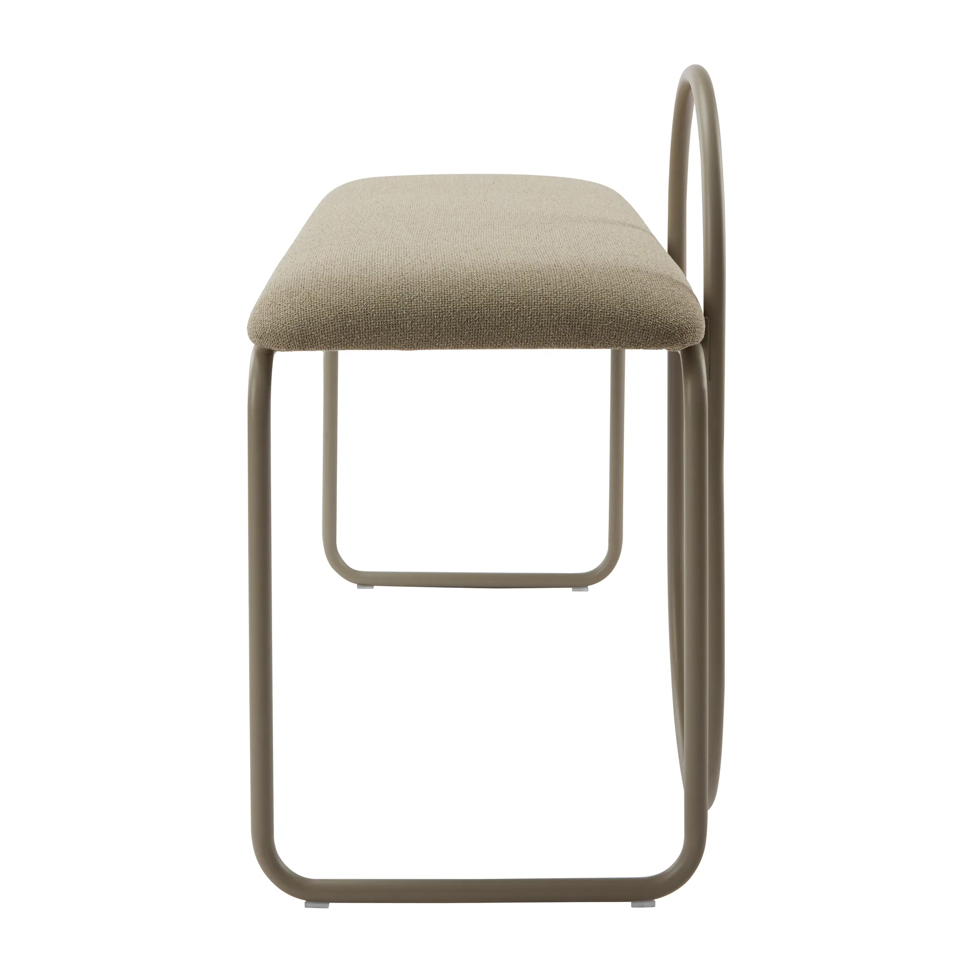 Angui bænk bouclé, Taupe AYTM