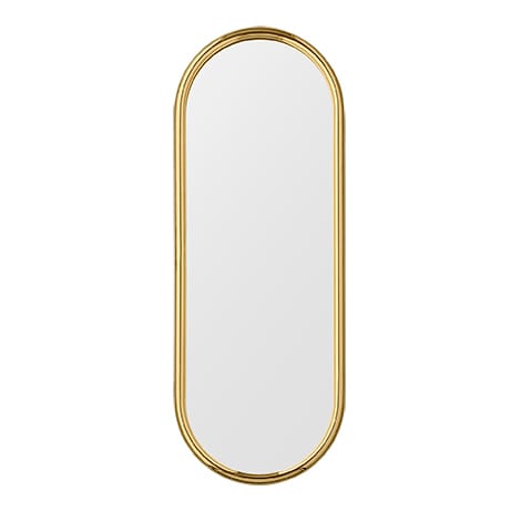Angui spejl ovalt 78 cm - guld - AYTM