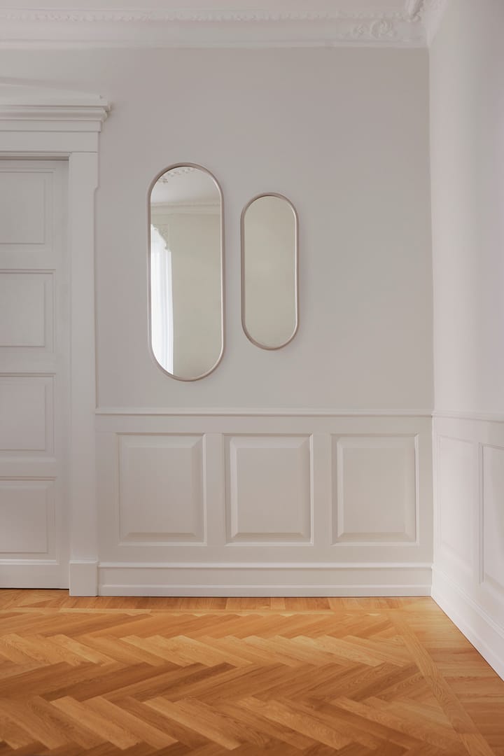 Angui spejl ovalt 78 cm, Taupe AYTM