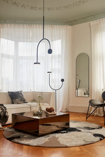 Arcus spejl 140 cm - Sort - AYTM