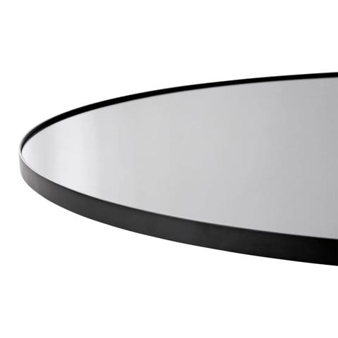 Circum spejl small, sort AYTM