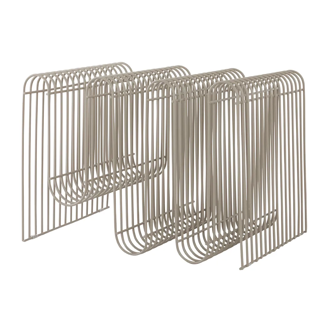 Curva avisholder, Taupe AYTM