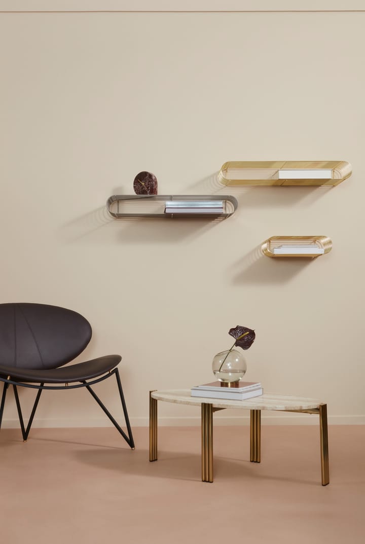 Curva hylde 80,4 cm, Gold AYTM