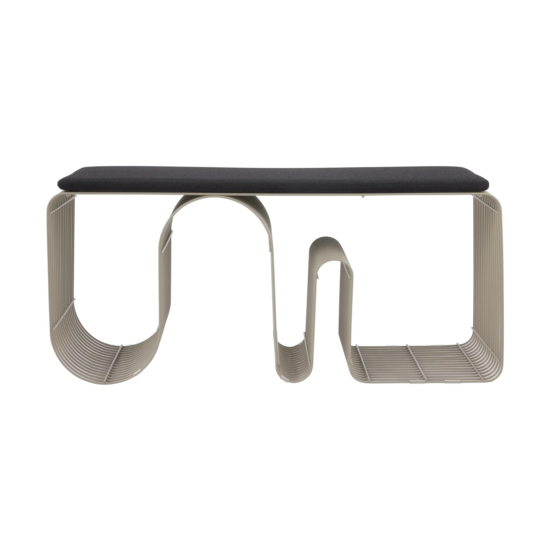 Curva hynde til bænk 32x95,5 cm, Anthracit AYTM