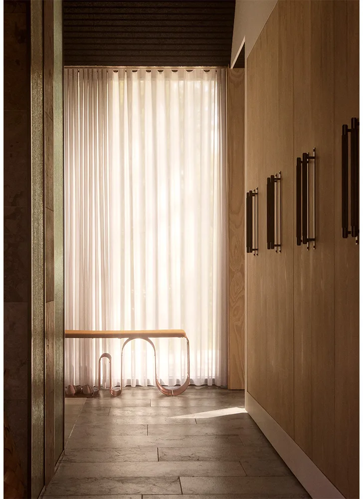 Curva siddebænk 100 cm, Amber AYTM