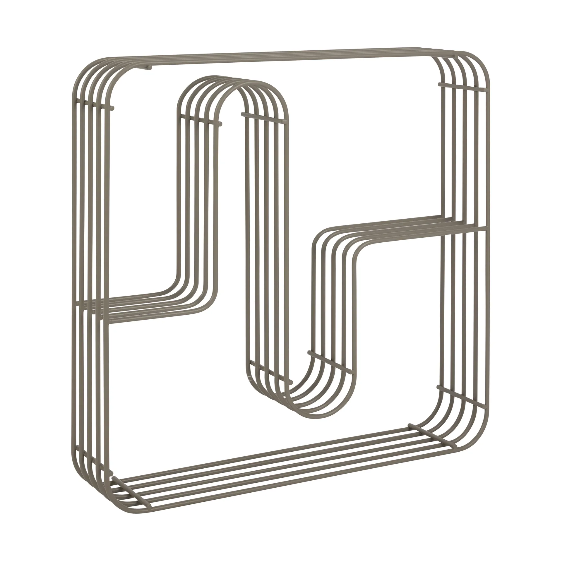 Curva væghylde kvadratisk, Taupe AYTM