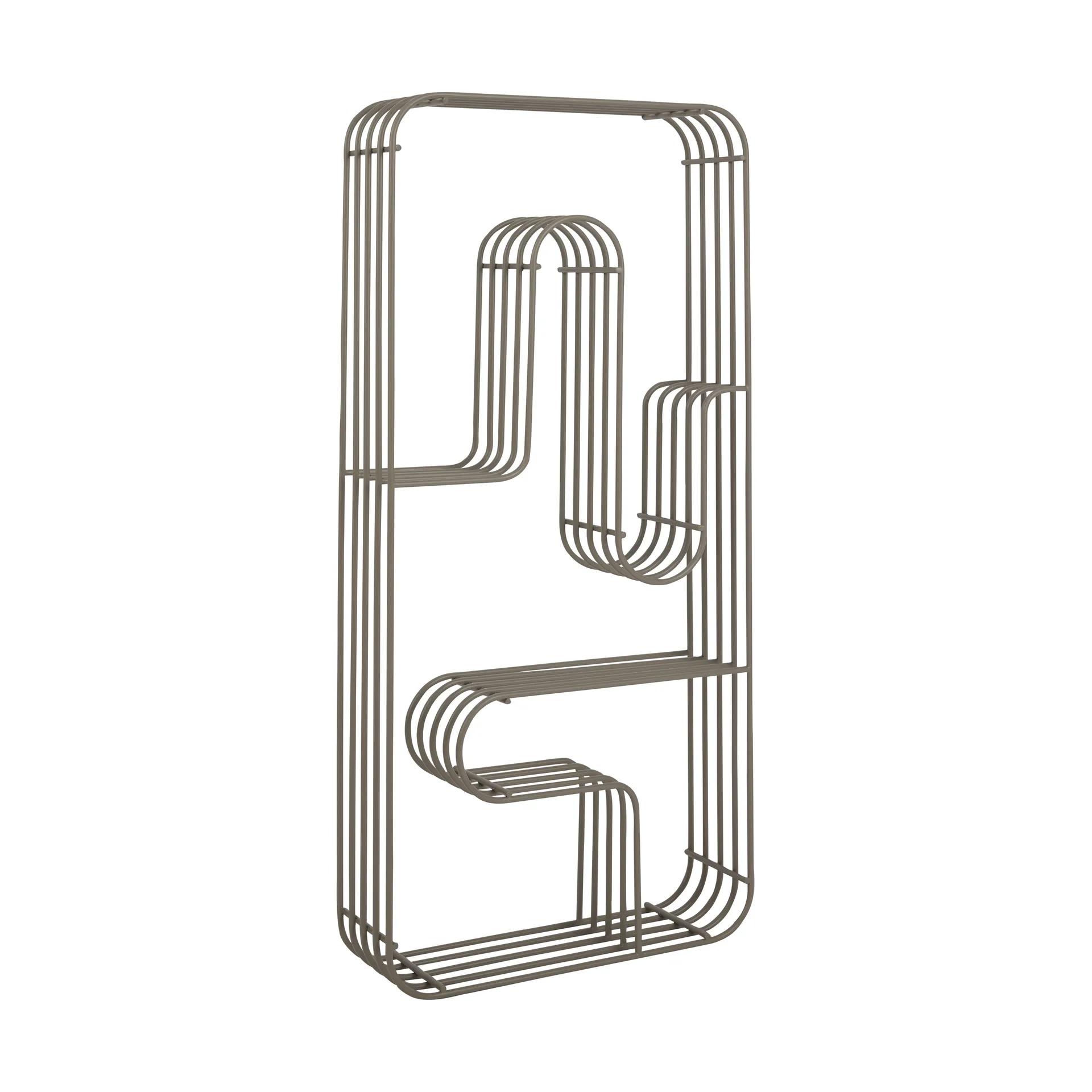 Curva væghylde rektangulær, Taupe AYTM