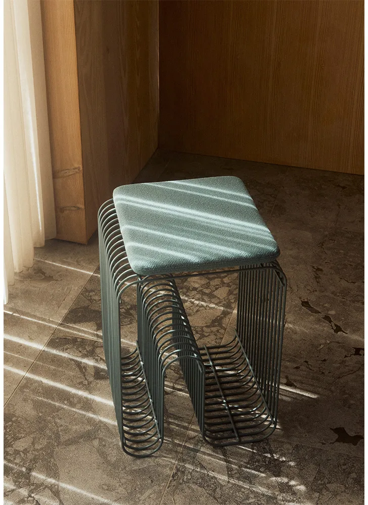 Curve stol, Dusty blue AYTM