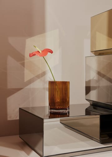 Folium vase 20 cm - Amber - AYTM