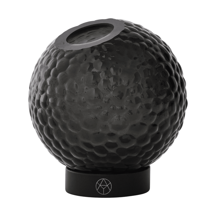Globe bubbles vase Ø10 cm - Black - AYTM