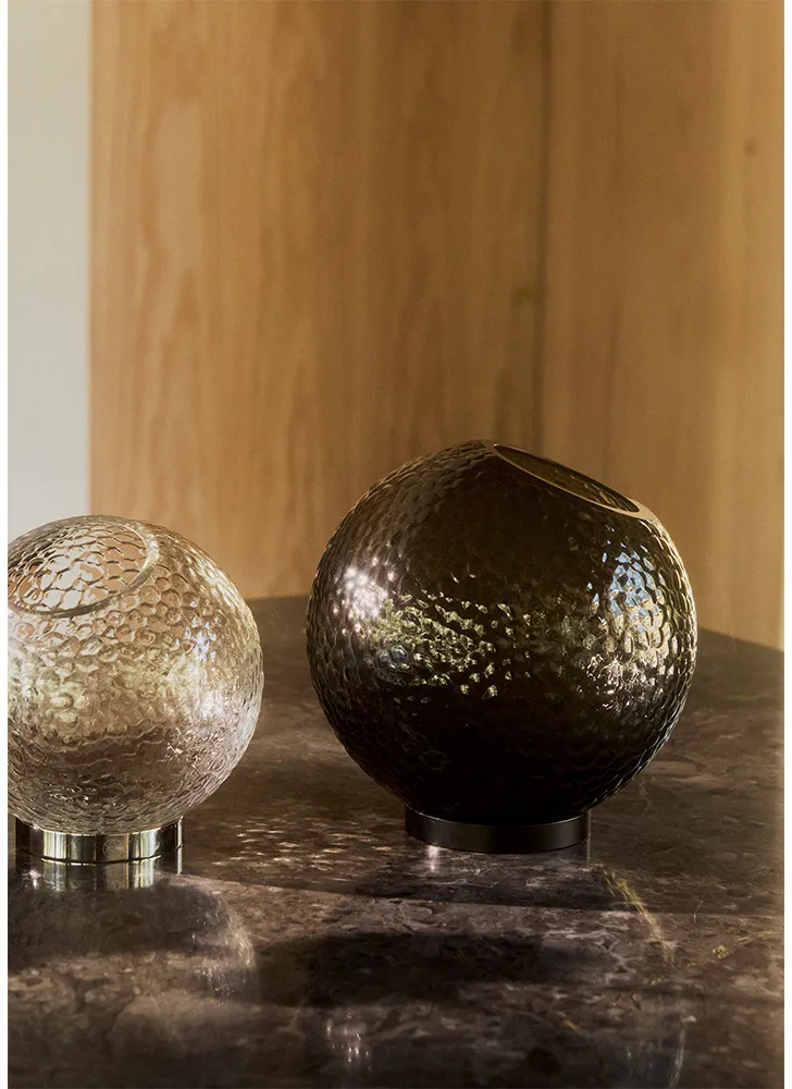 Globe bubbles vase Ø21 cm, Clear AYTM