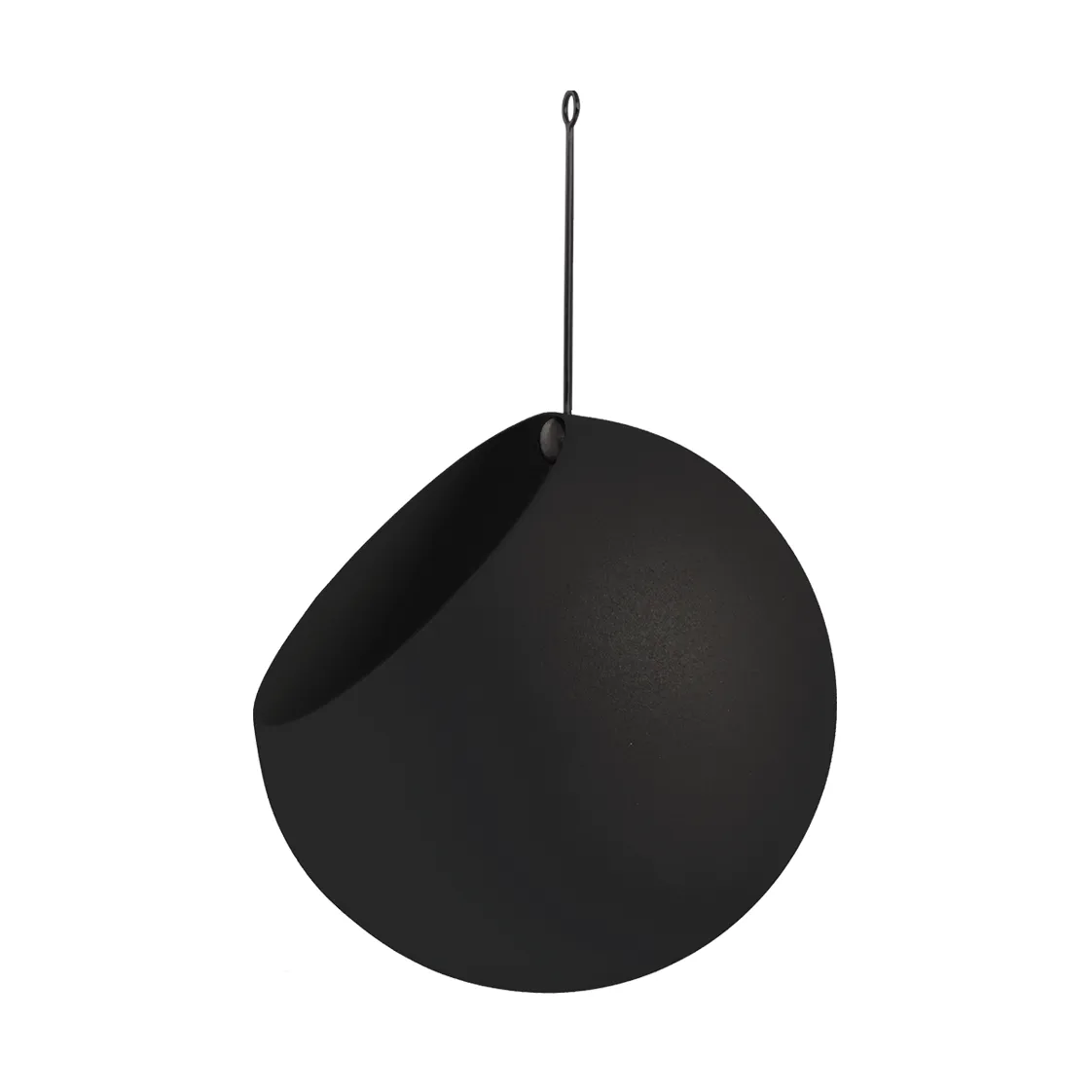 GLOBE hængende krukke Ø21 cm h32 cm, Black AYTM