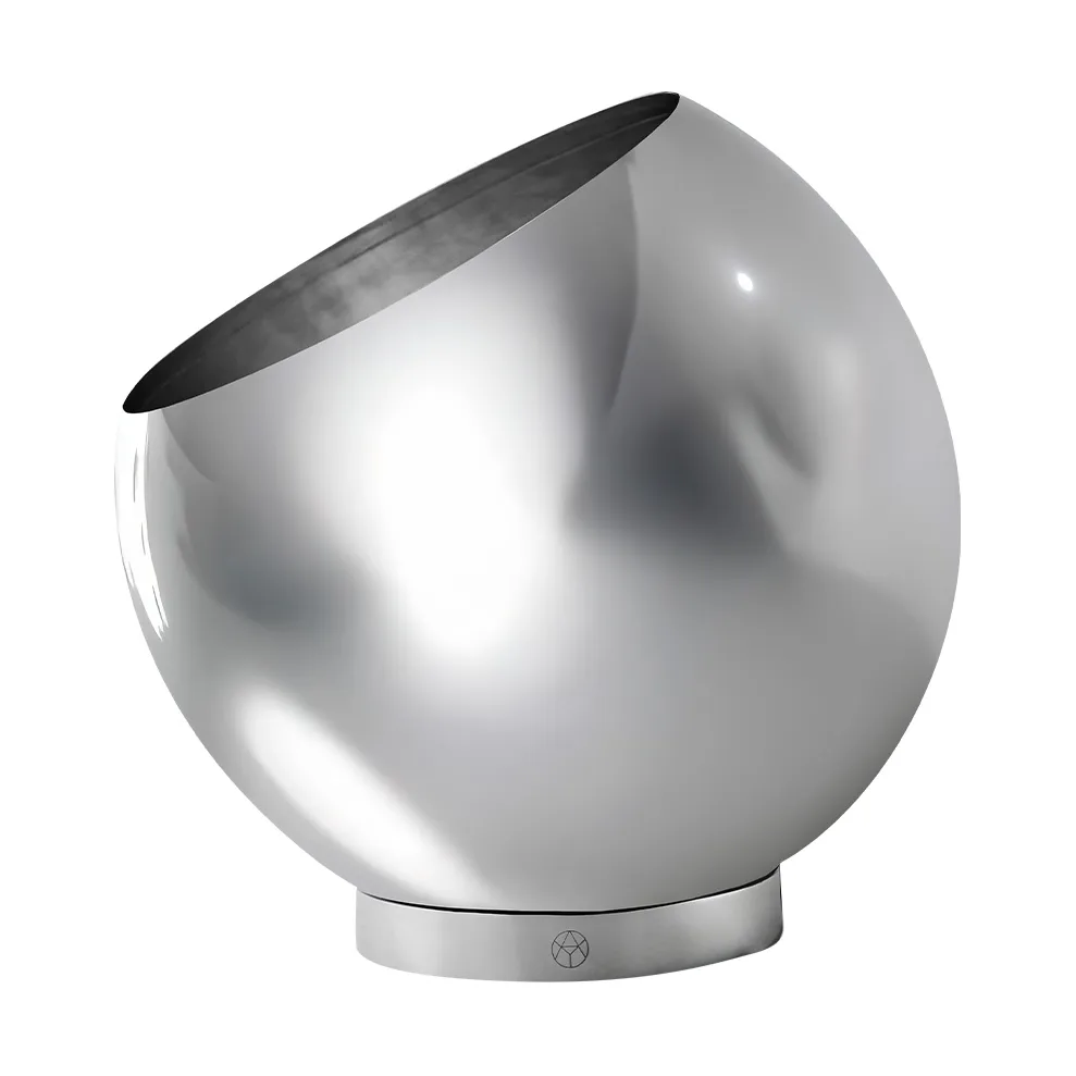 Globe urtepotte Ø21 cm, Silver AYTM