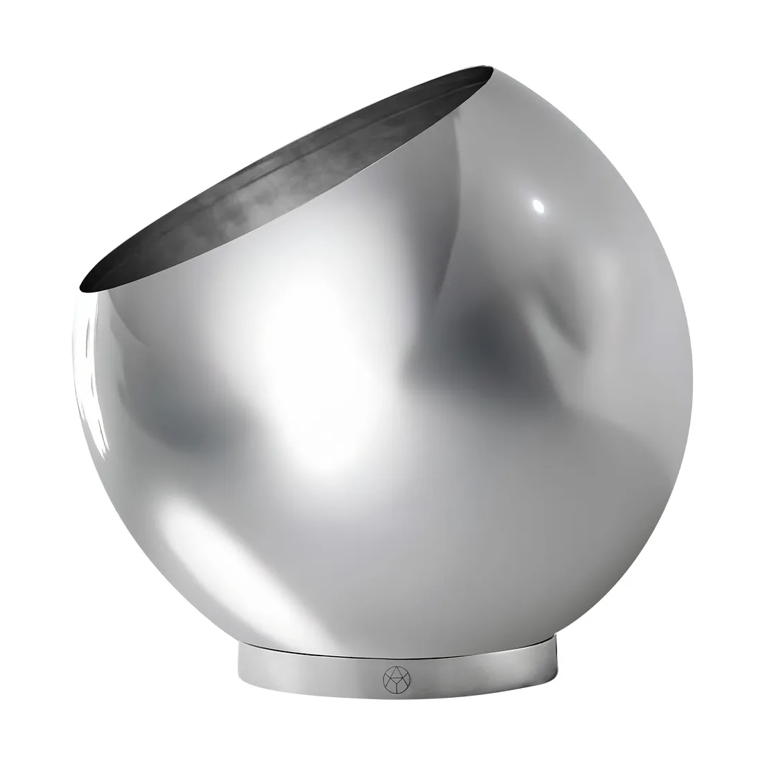 Globe urtepotte Ø37 cm, Silver AYTM