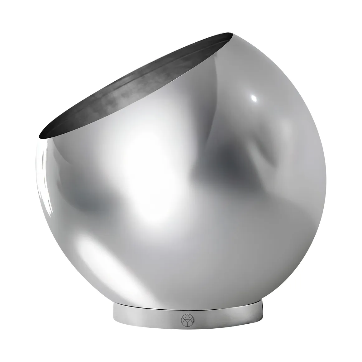 Globe urtepotte Ø43 cm, Silver AYTM