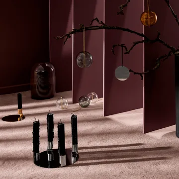 Monili juletræskugle - amber - AYTM
