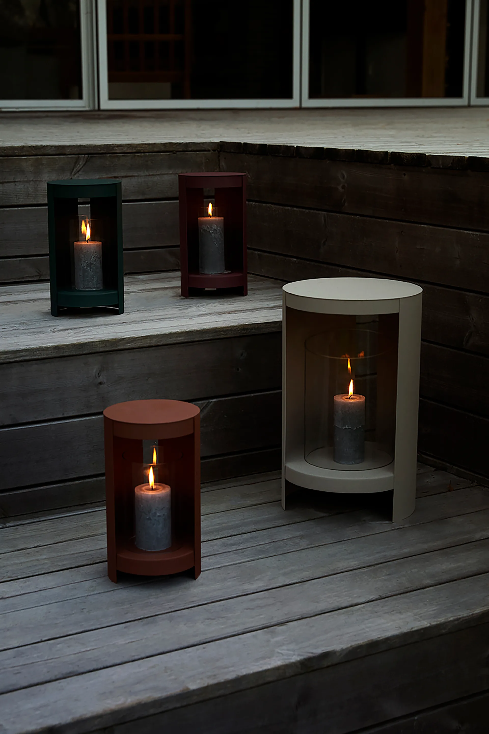 Ora lanterne 28 cm, Bordeaux AYTM