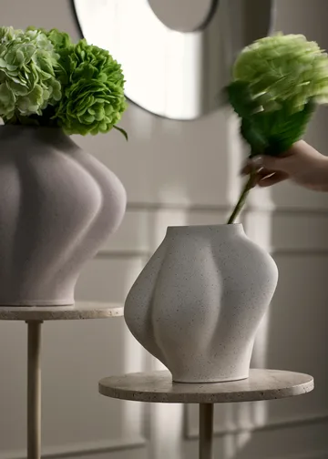 Saltare vase - Cream, Ø15x25 cm - AYTM