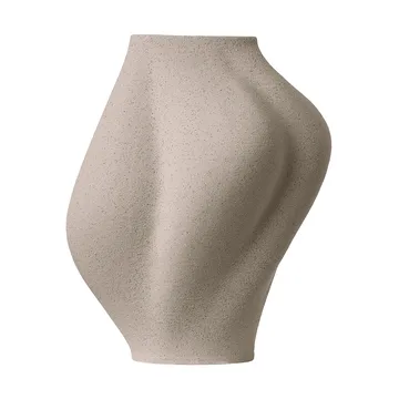 Saltare vase - Taupe, Ø17×35 cm - AYTM