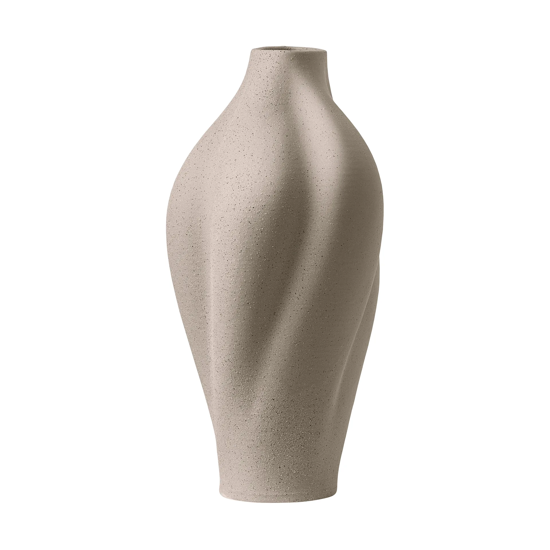 Saltare vase, Taupe, Ø17×35 cm AYTM